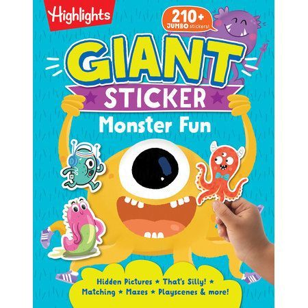 Giant Sticker Monster Fun