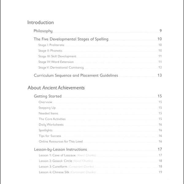Spelling You See Level F: Ancient Achievements Instructor's Handbook (Old Edition)
