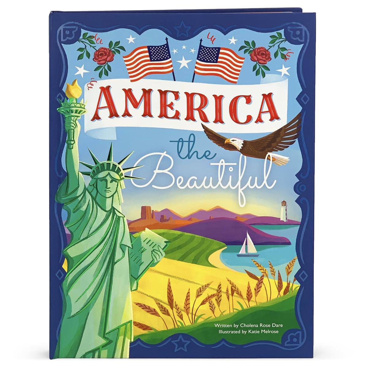 America the Beautiful Patriotic Keepsake Book