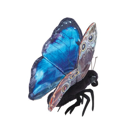 Folkmanis Blue Morpho Butterfly