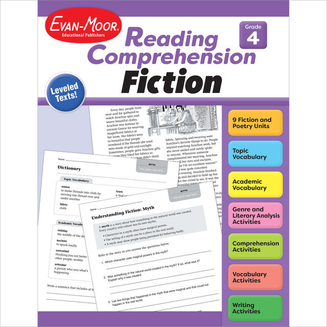 Reading Comprehension: Fiction, Teacher Resource Workbook (Grade 4)