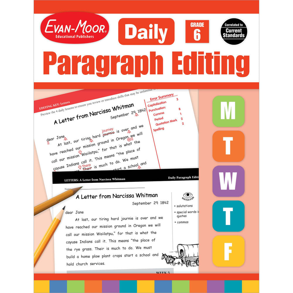 Daily Paragraph Editing, Workbook Grade 6