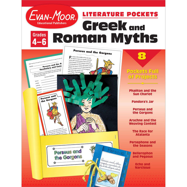 Literature Pockets: Greek & Roman Myths, Teacher Resource Workbook (Grades 4–6)