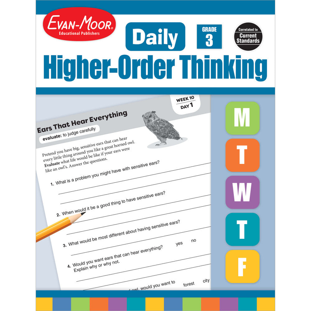 Daily Higher-Order Thinking, Teacher Resource Workbook (Grade 3)