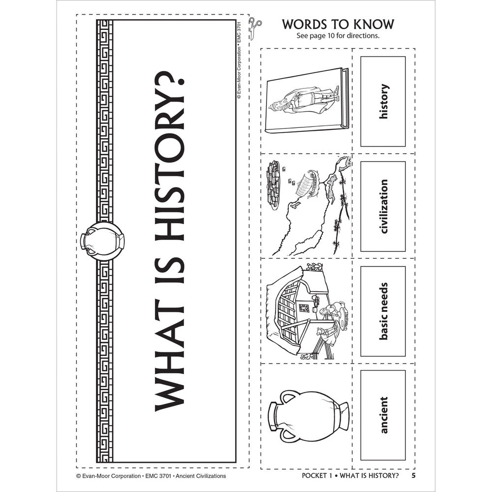 History Pockets: Ancient Civilizations, Teacher Resource Workbook Grade 1-3