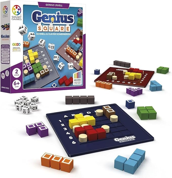 Genius Square -Dice Logic and Speed Game