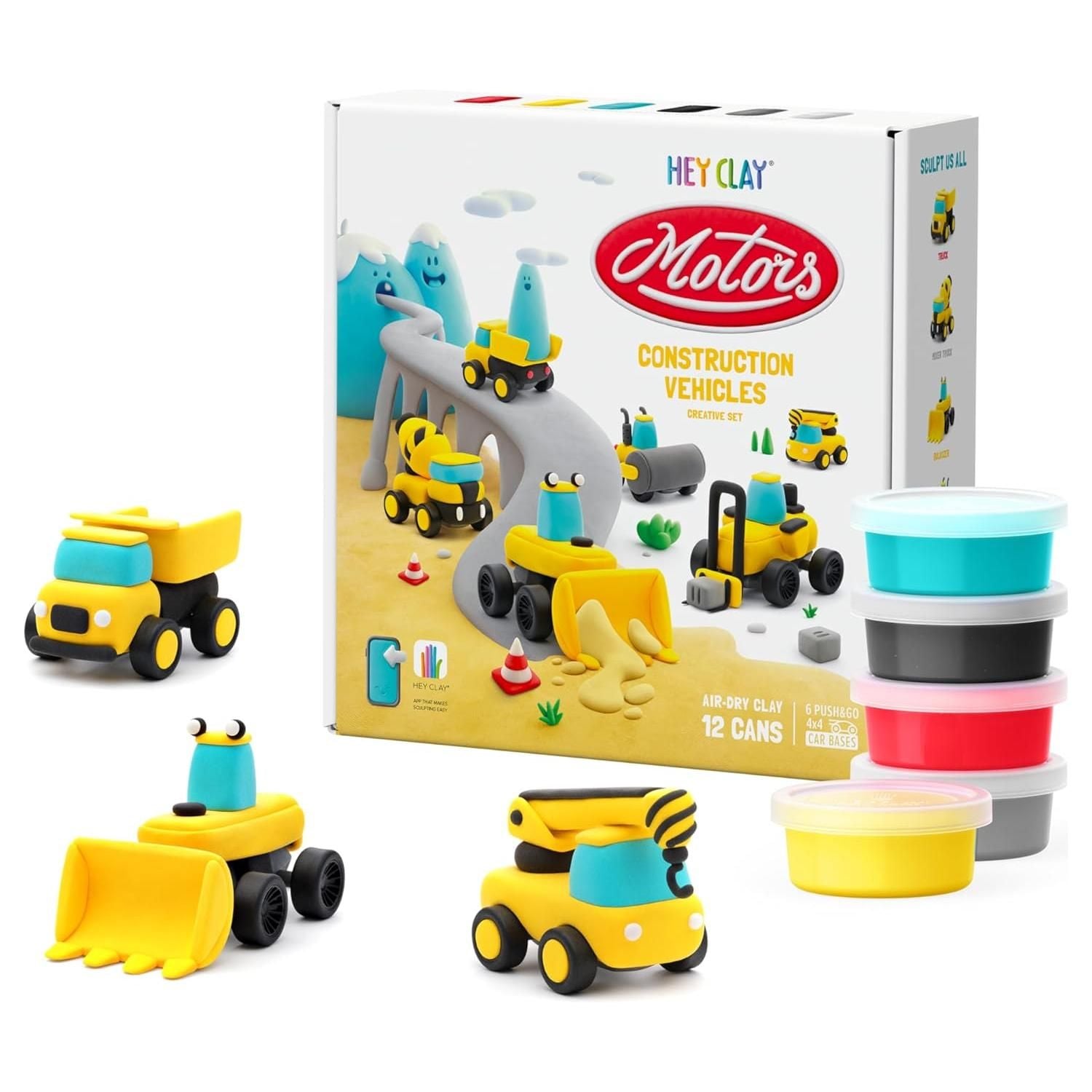 Hey Clay Construction Vehicles