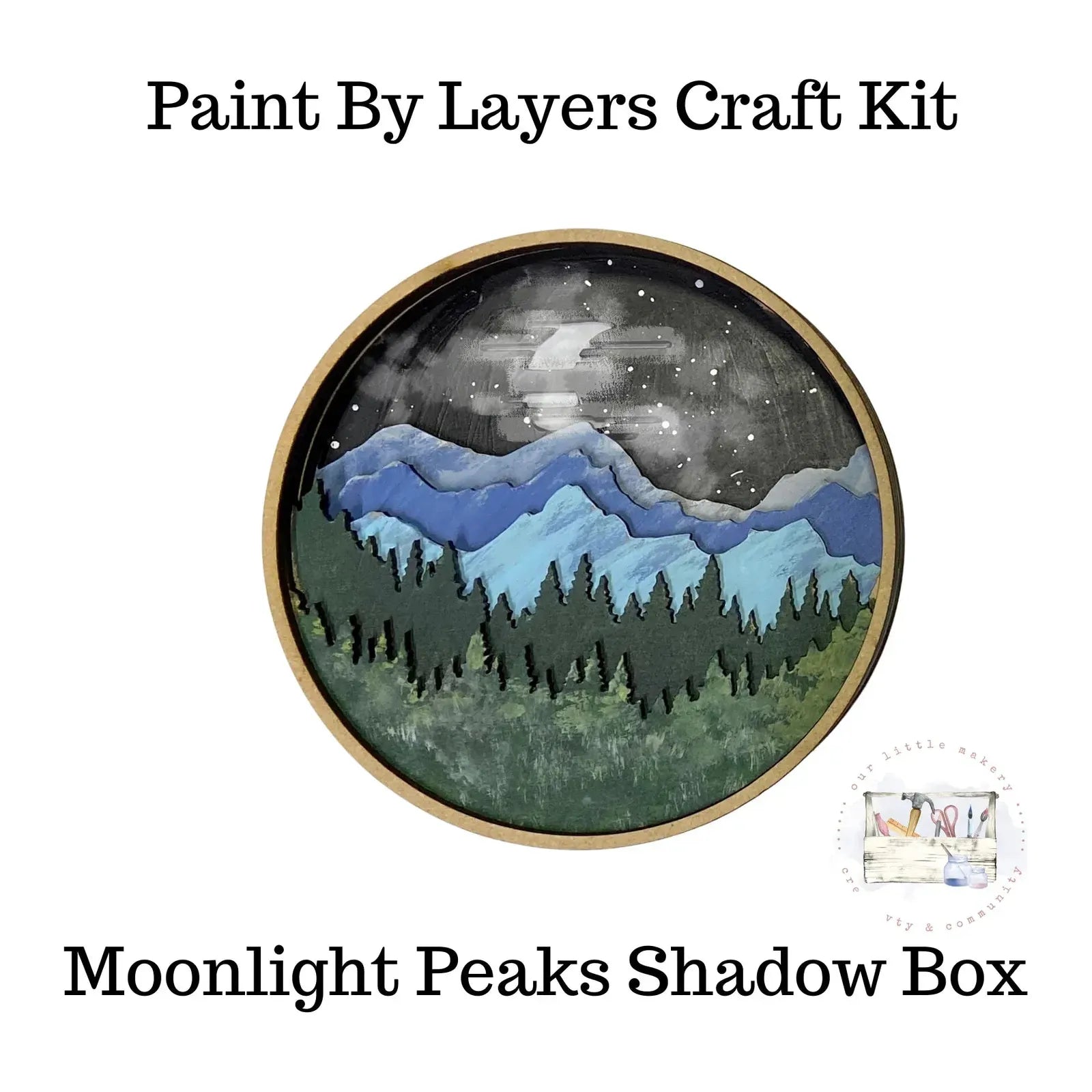 MOONLIGHT PEAKS SHADOW BOX KIT