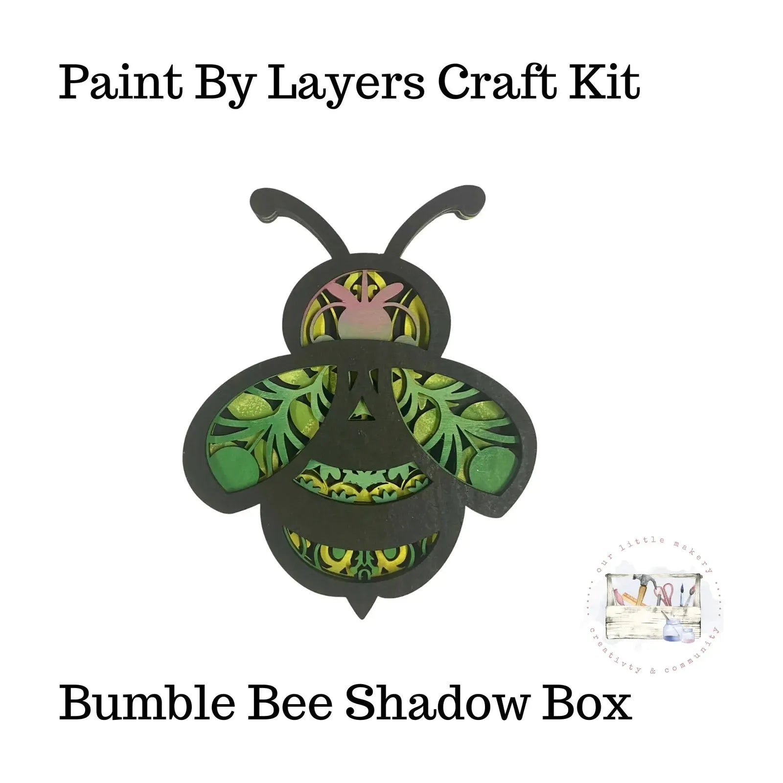 BUMBLE BEE SHADOW BOX KIT