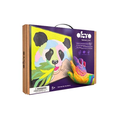 OKTO: Clay Panda Sensory Art