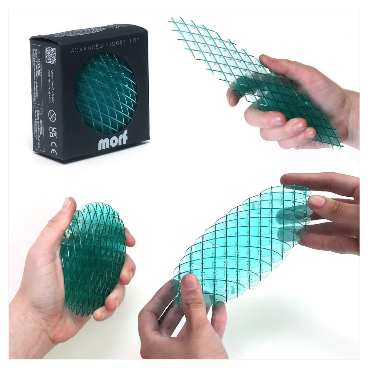 Morf Fidget Worm Blue Small