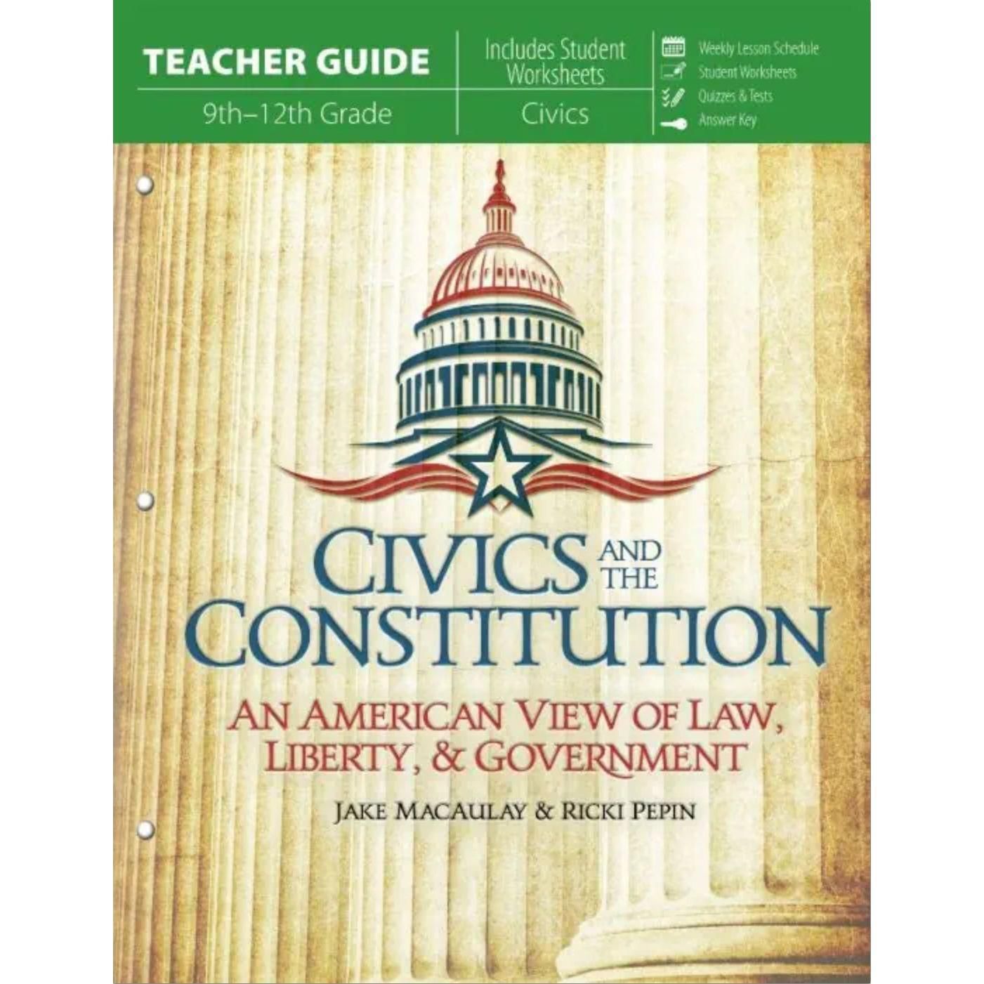 Masterbooks: Civics and the Constitution (Teachers Guide)