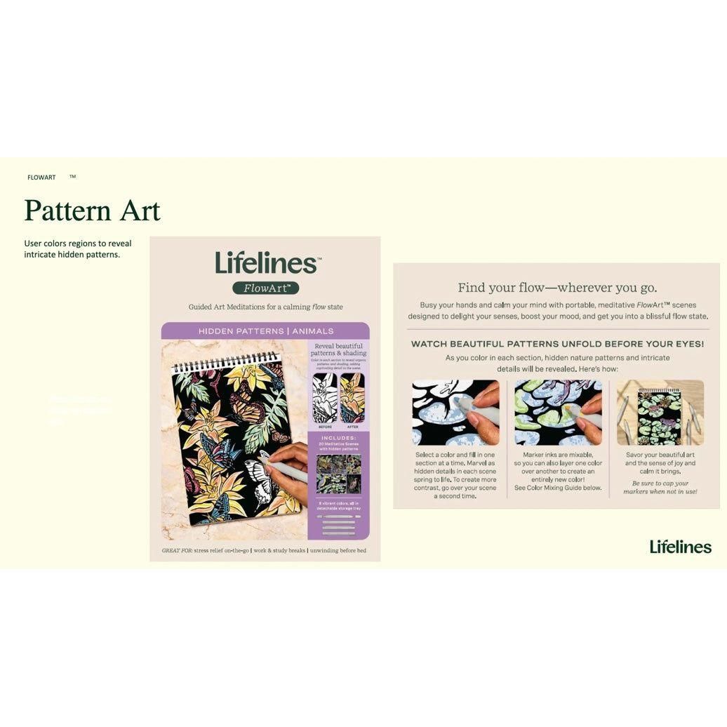 Lifelines FlowArt: Hidden Patterns Animals