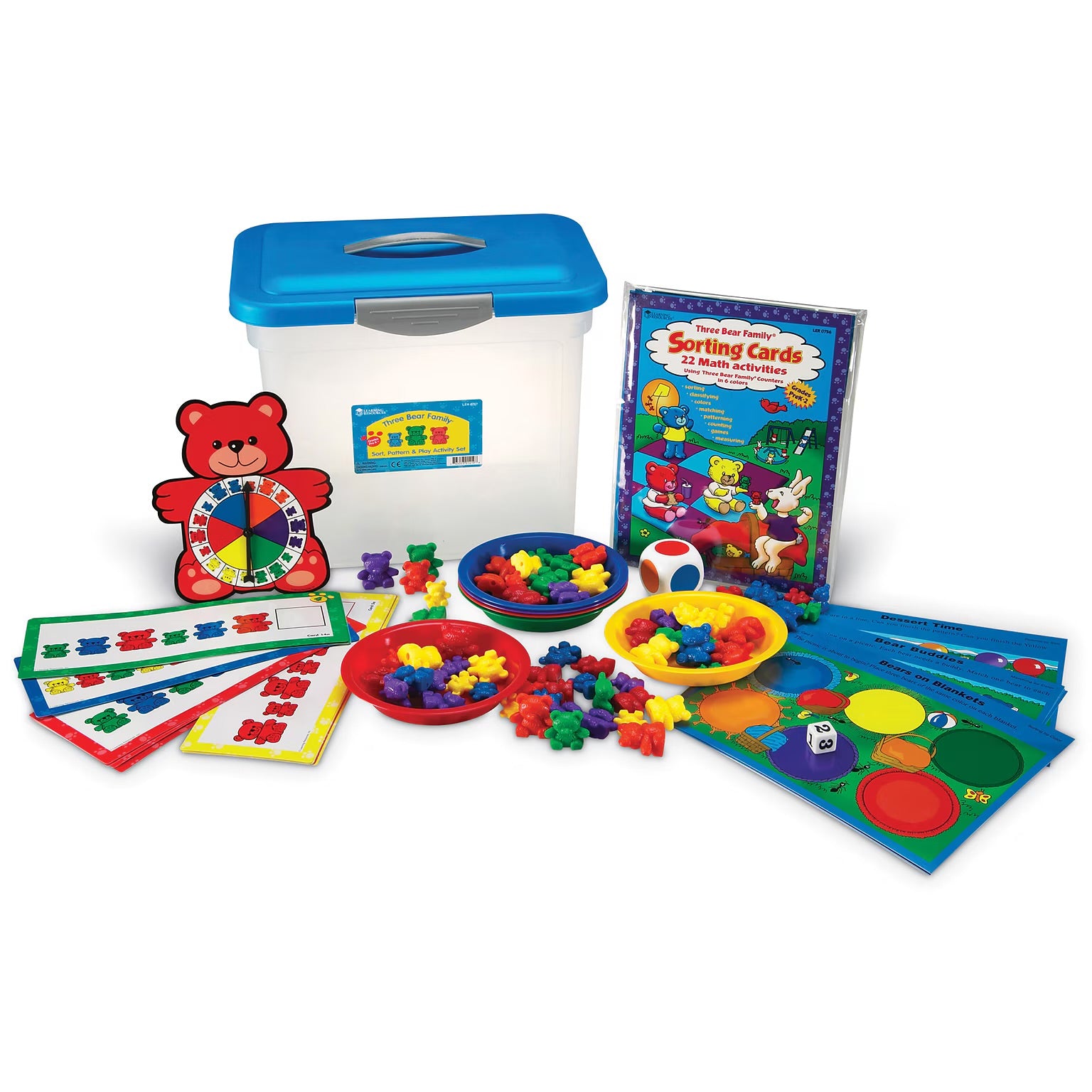 Learning Resources® Three Bear Family® Sort, Pattern & Play Activity Set
