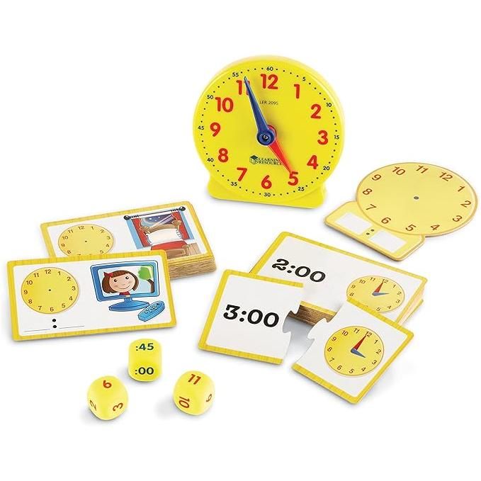 Learning Resources Time Activity Set, Educational Toy for Kids, Ages 5+