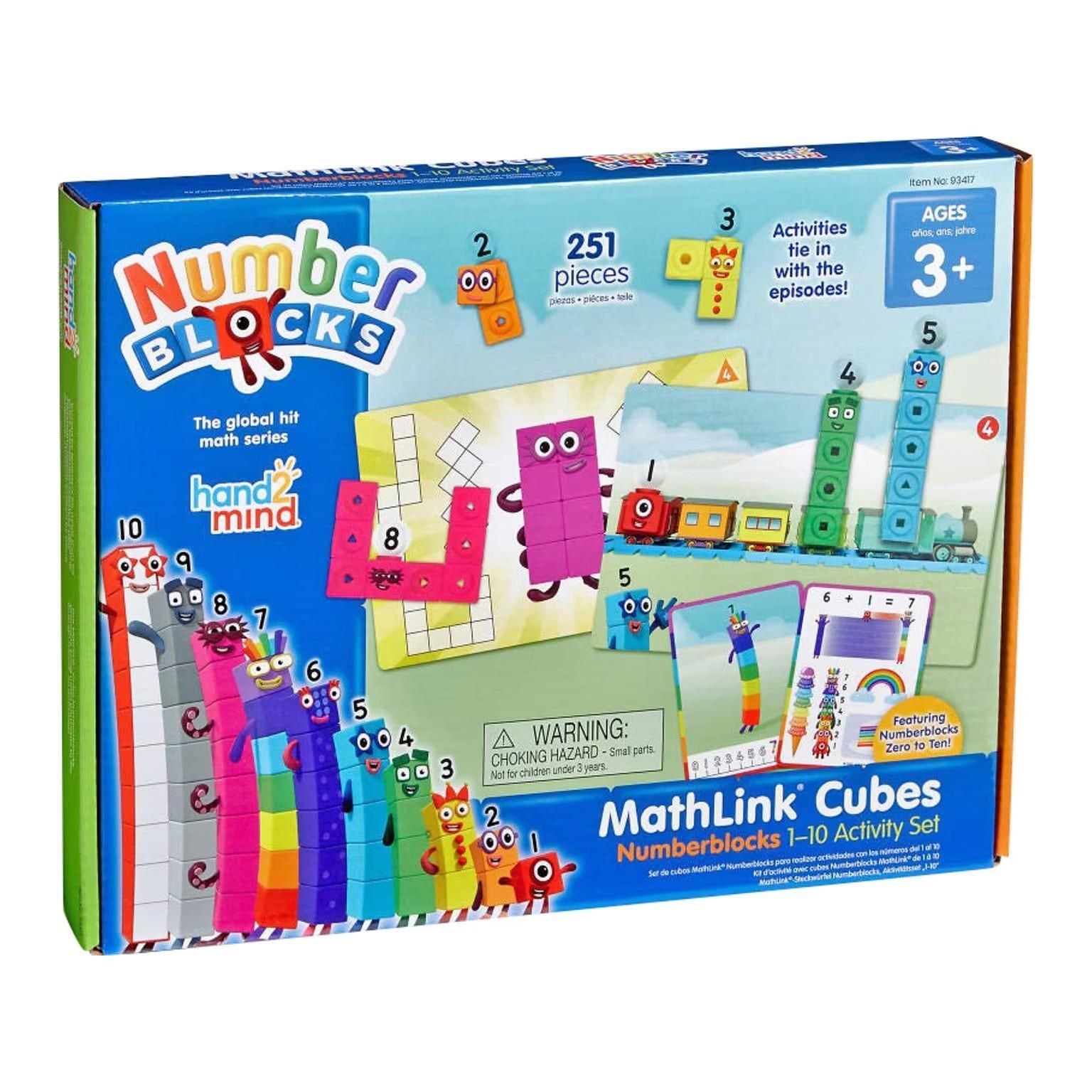 Numberblocks MathLink Cubes 1-10 Activity Set