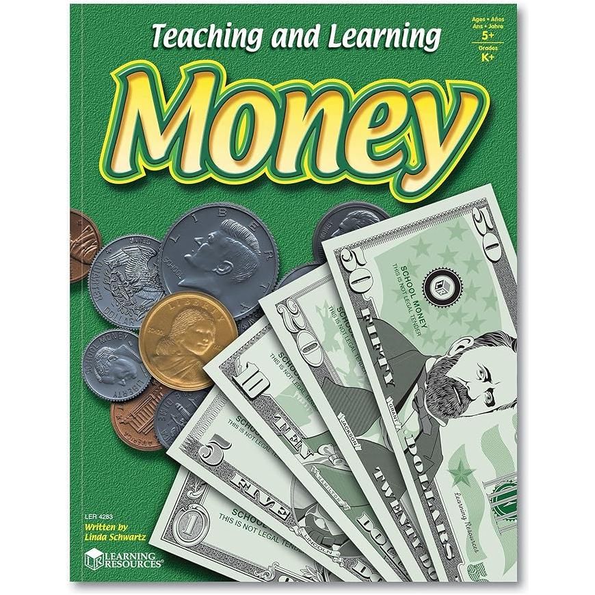 Learning Resources Teaching and Learning Money Activity Book, Counting/Sorting, Grades 4+
