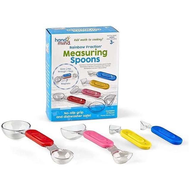 Rainbow Fraction Measuring Spoons