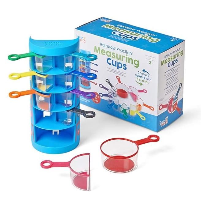 Rainbow Fraction Measuring Cups