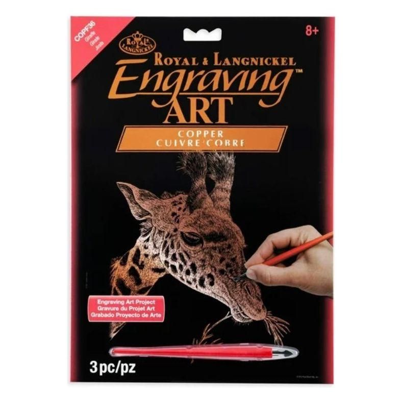 Royal & Langnickel Engraving Art Copper Giraffe