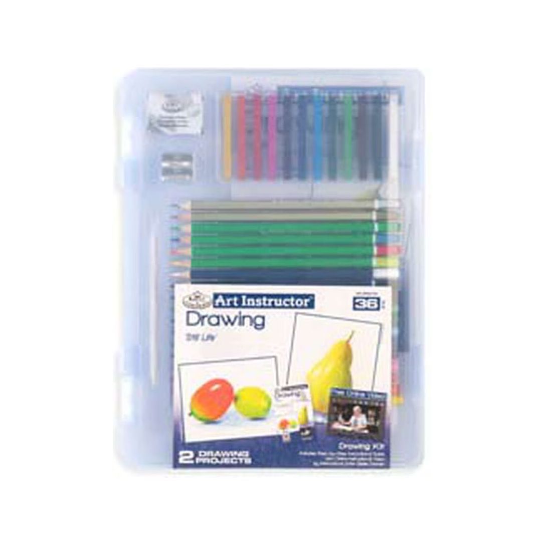Royal Talens 36ct Multi Colored Pencil Clearview Drawing Set