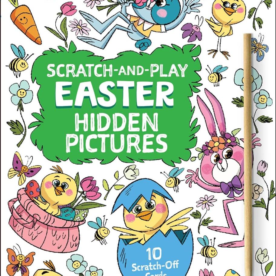 Scratch-and-Play Easter Hidden Pictures
