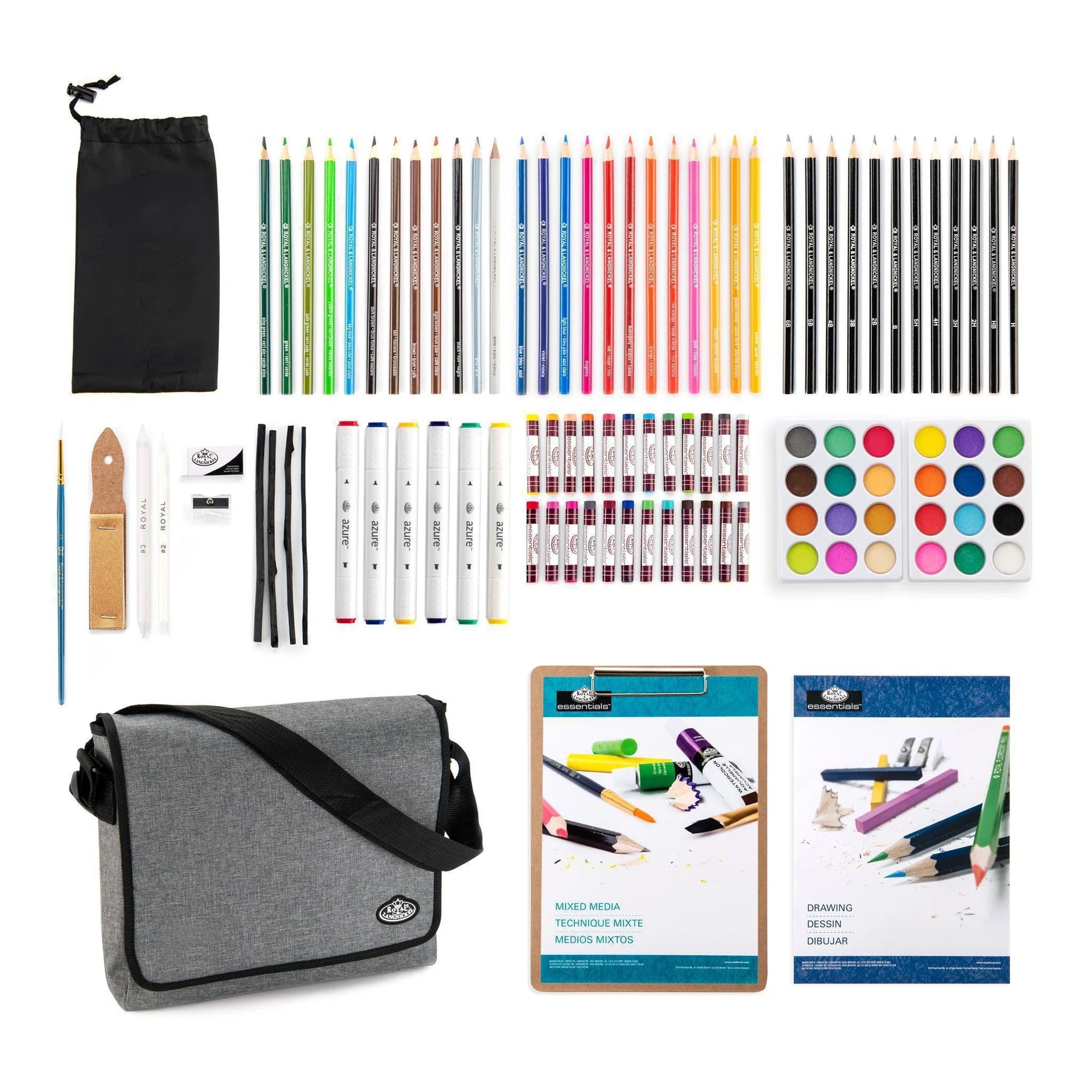 Royal Brush Sketch & Draw Artist Satchel Art Set