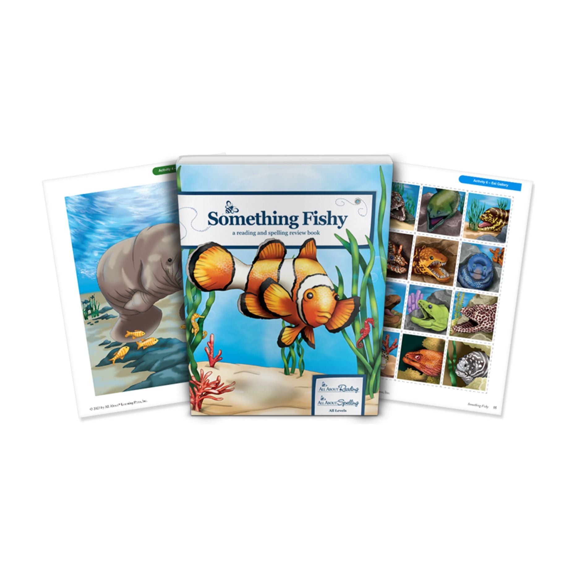 All About Reading Something Fishy Review book