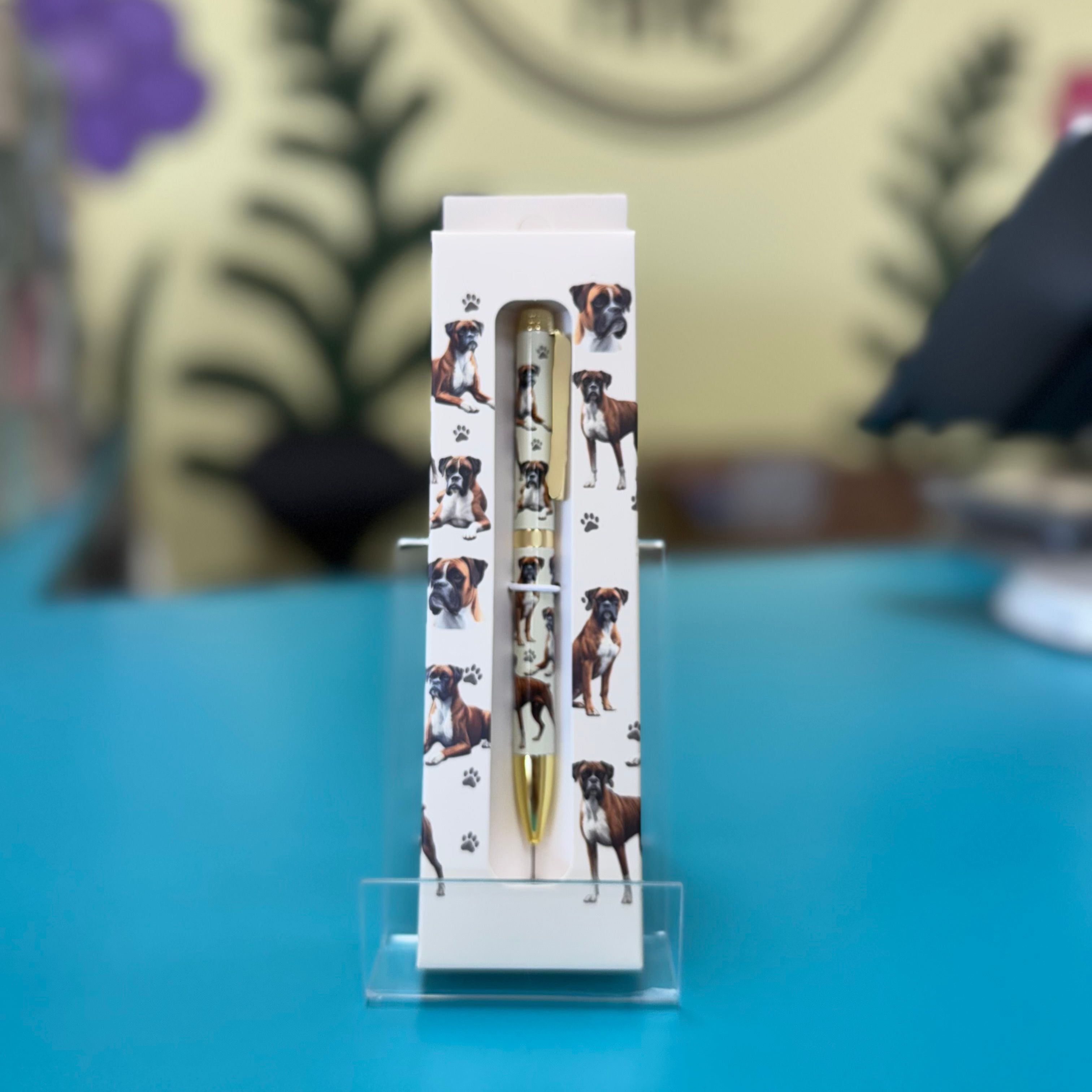 E&S Pets Ballpoint Pen: Boxer Uncropped