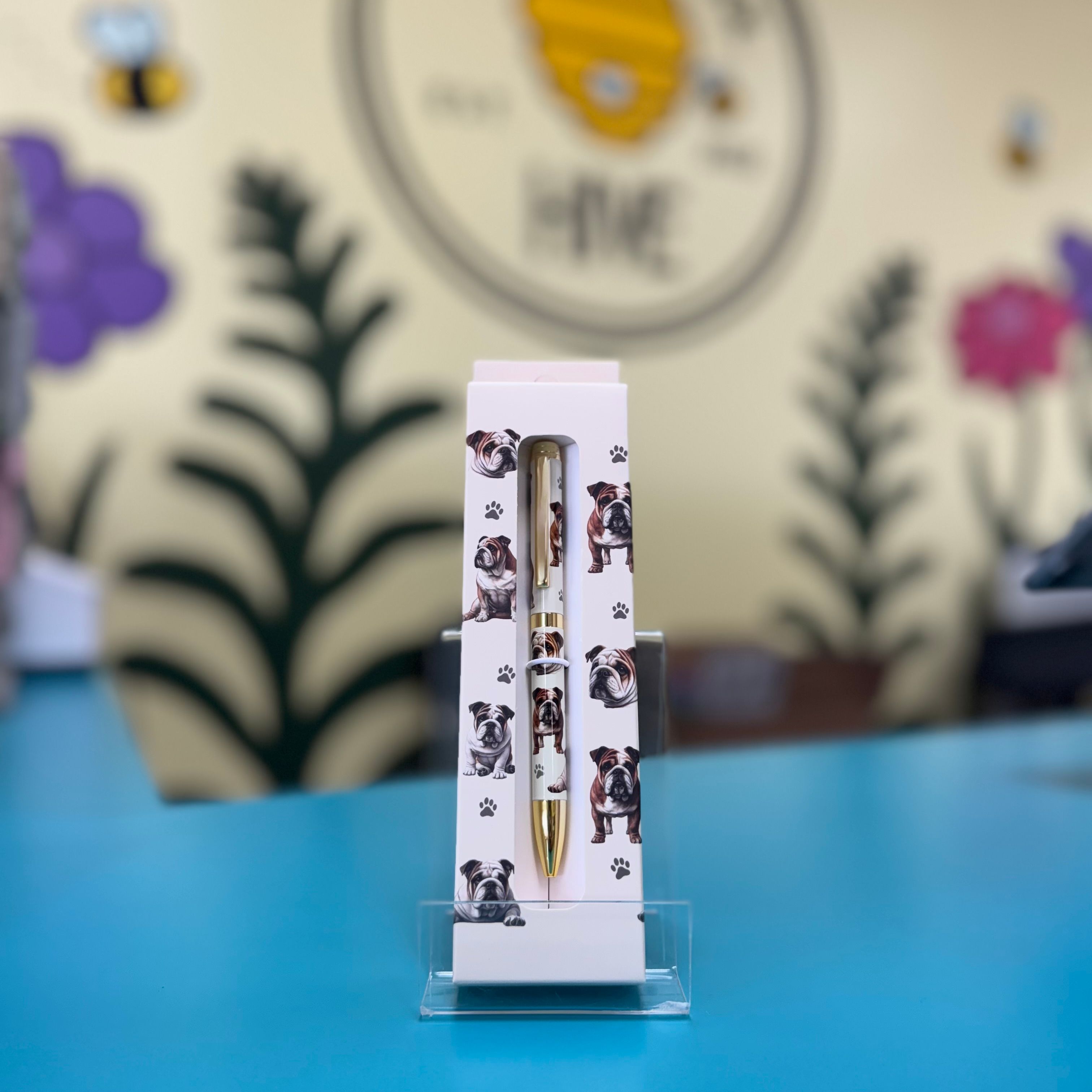 E&S Pets Ballpoint Pen: Bulldog