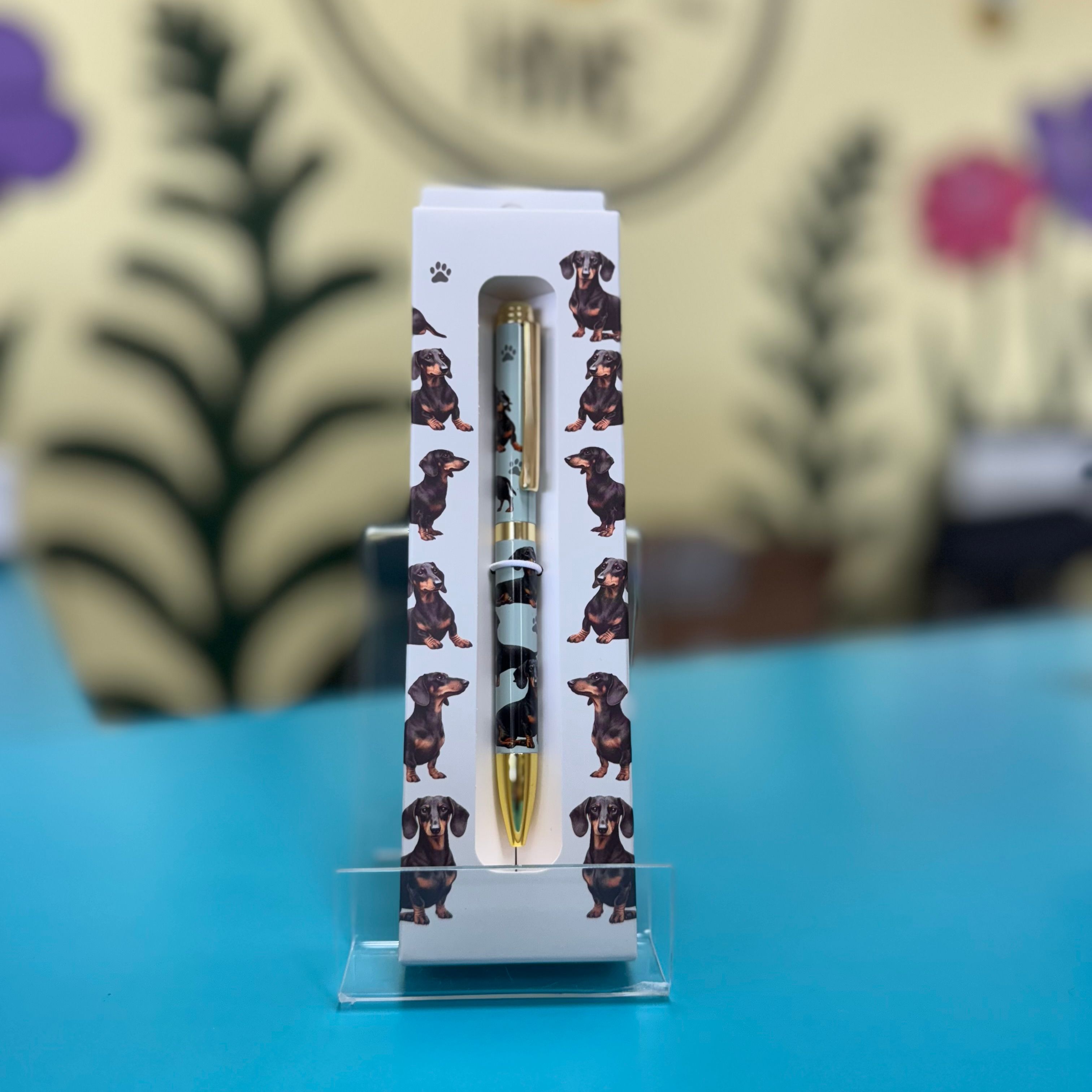 E&S Ballpoint Pen: Dachshund Black