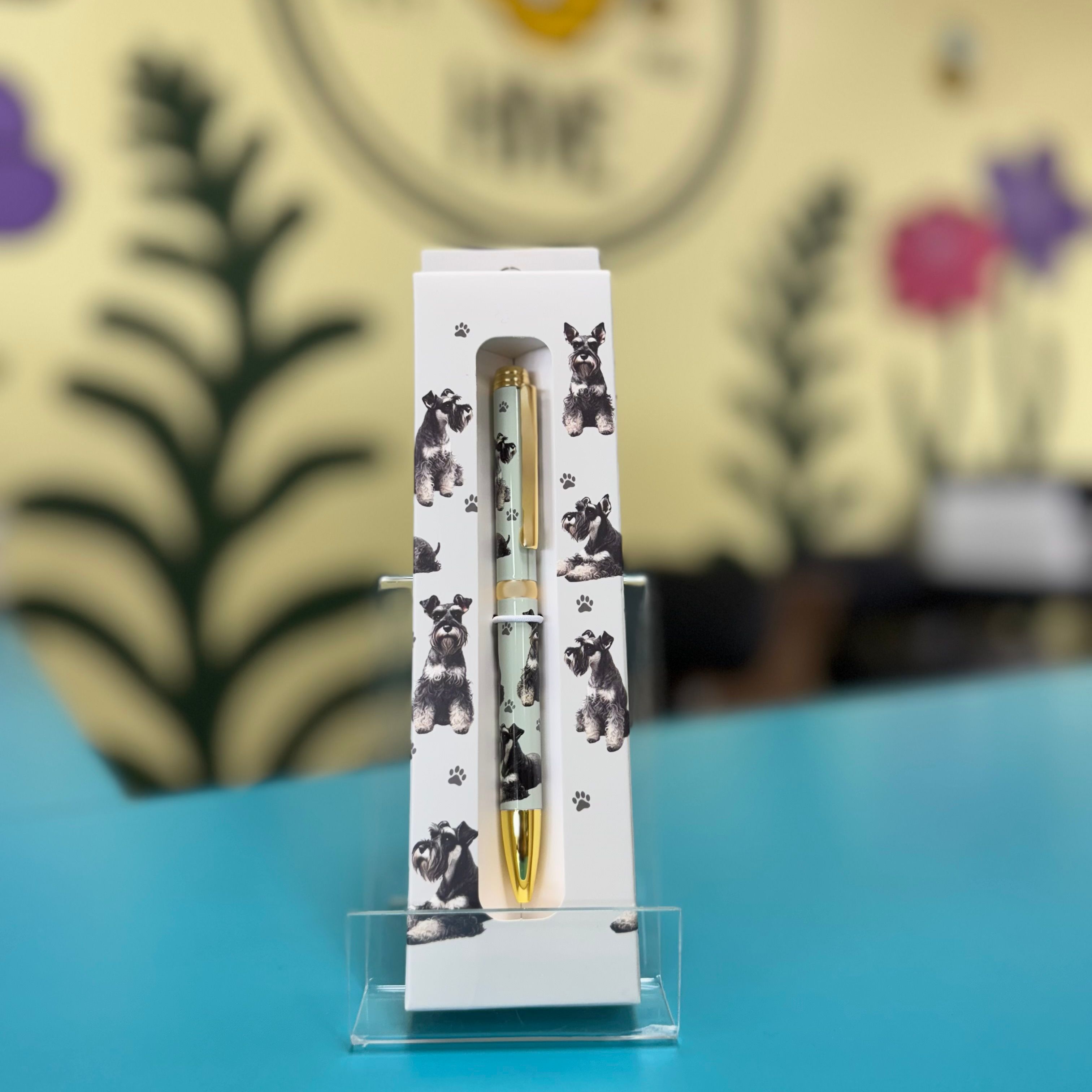 E&S Pets Ballpoint Pen: Schnauzer