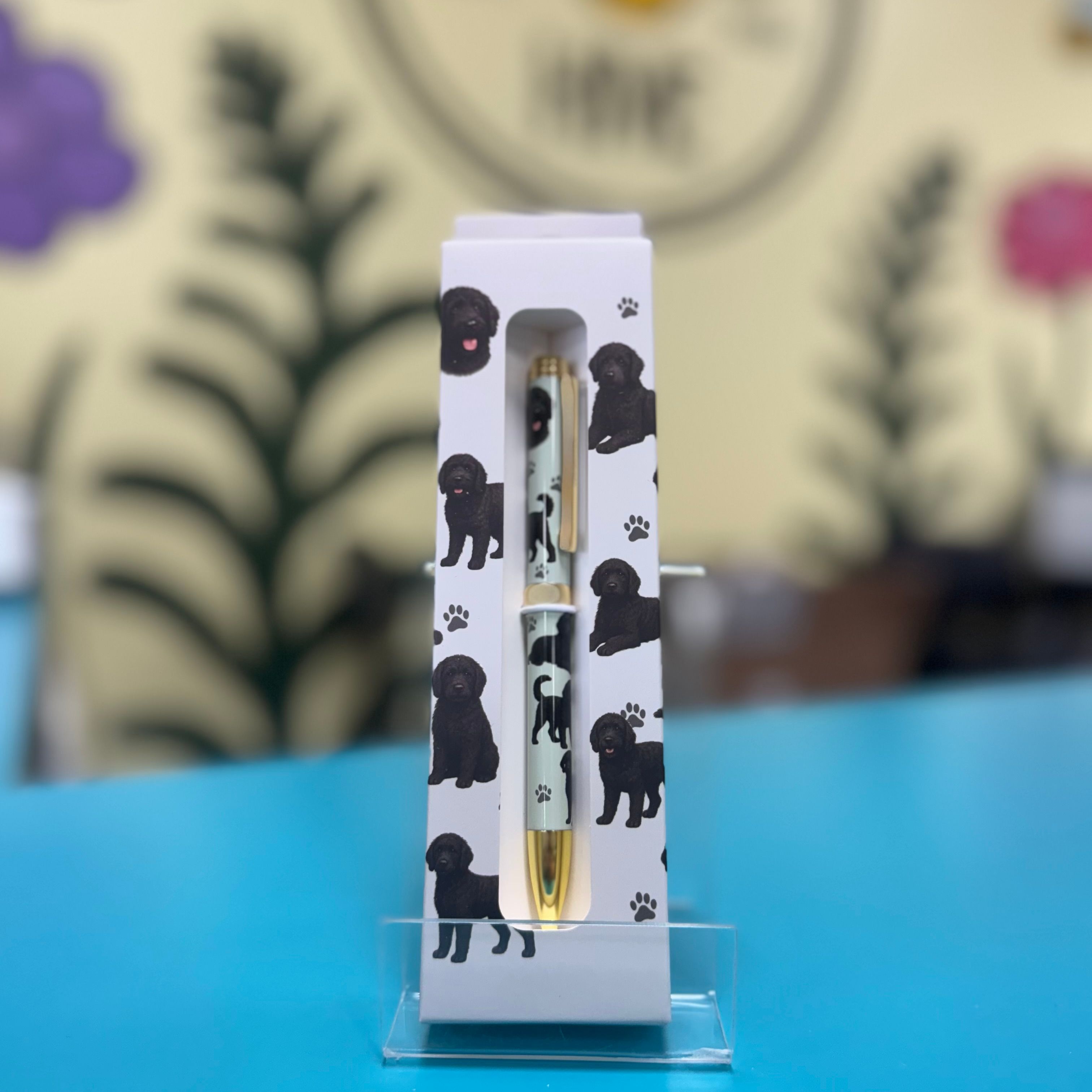 E&S Ballpoint Pen: Labradoodle Black