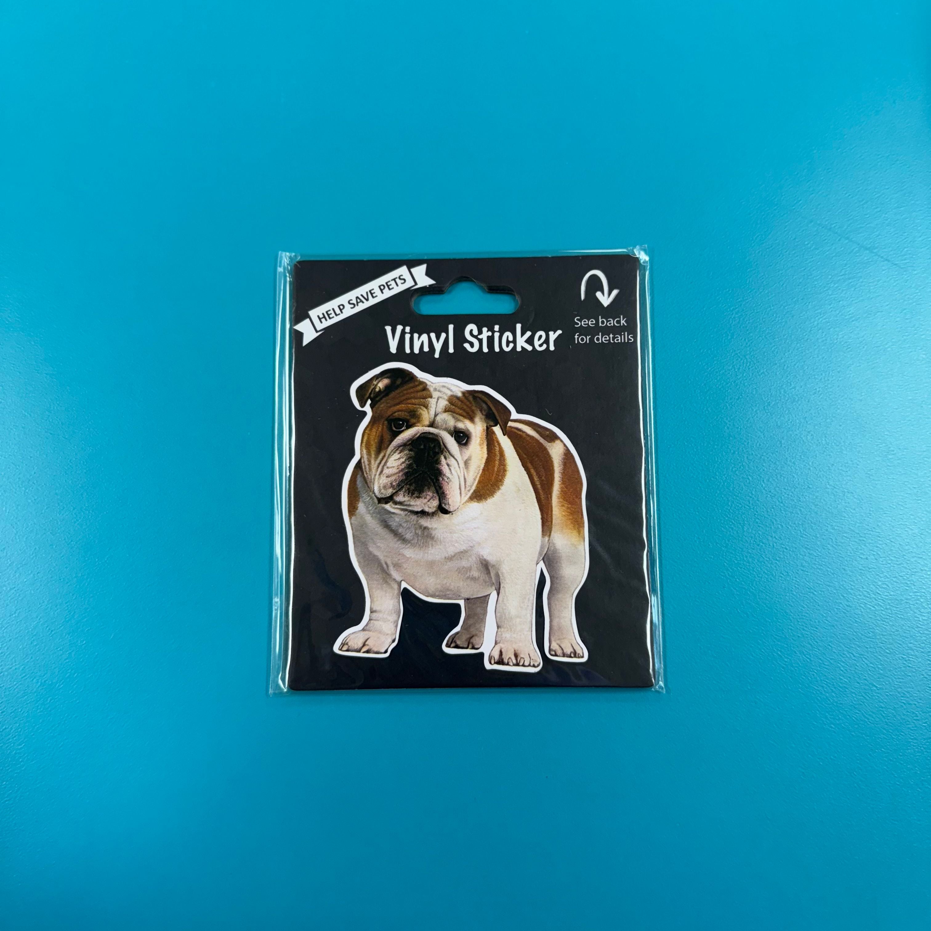 Vinyl Sticker: Bulldog
