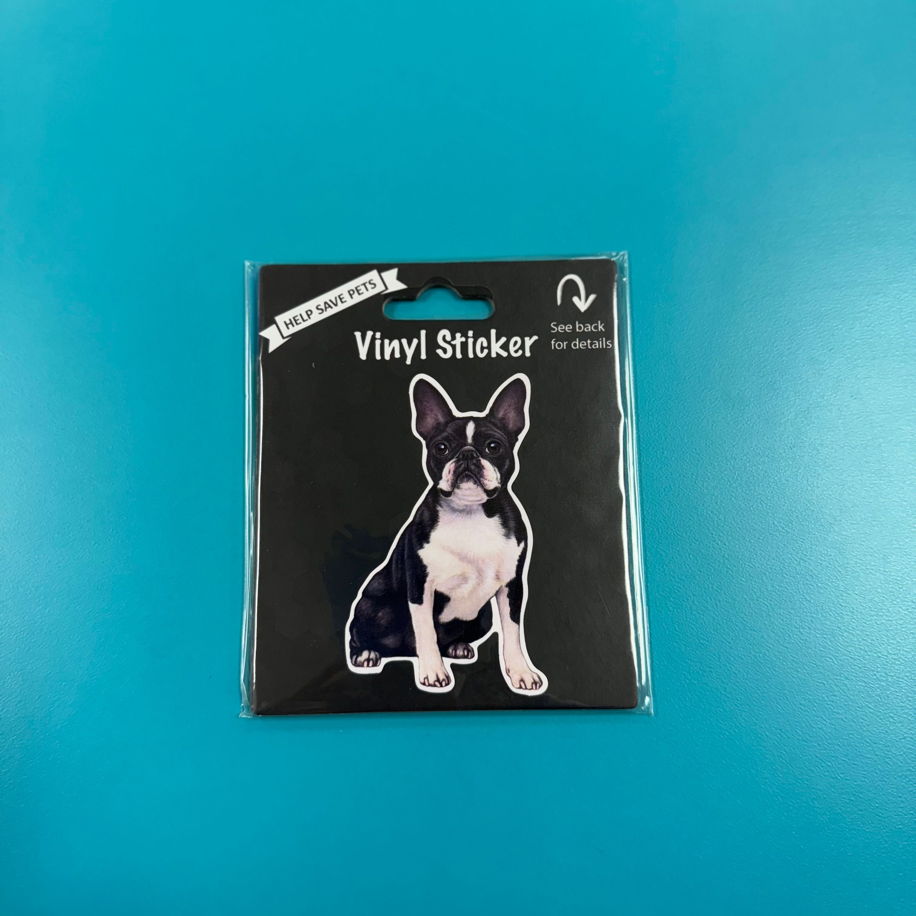Vinyl Sticker: Boston Terrier