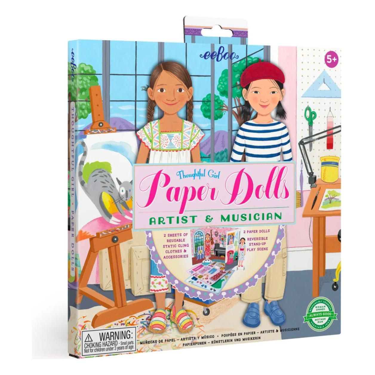 Eeboo Paper Dolls Artist & Musician