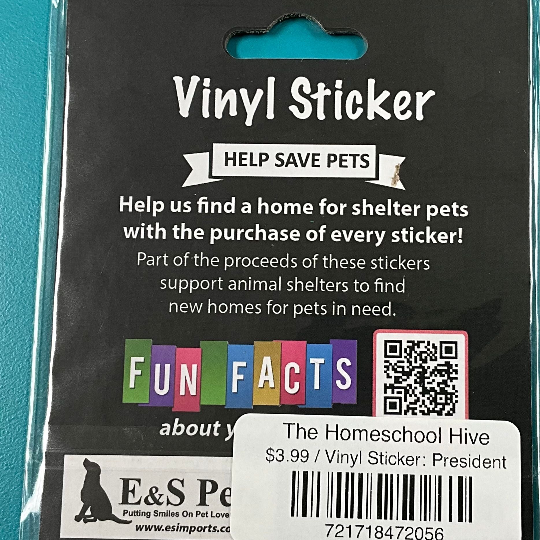 Vinyl Sticker: President