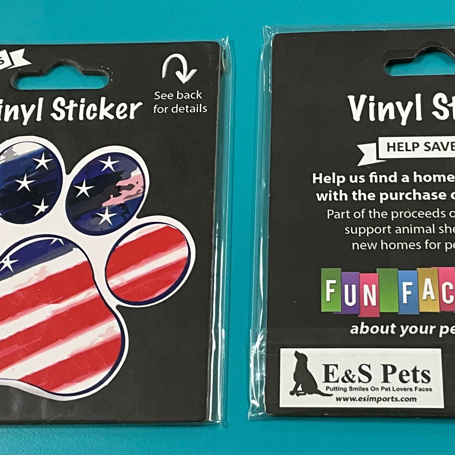 Vinyl Sticker: American Dog