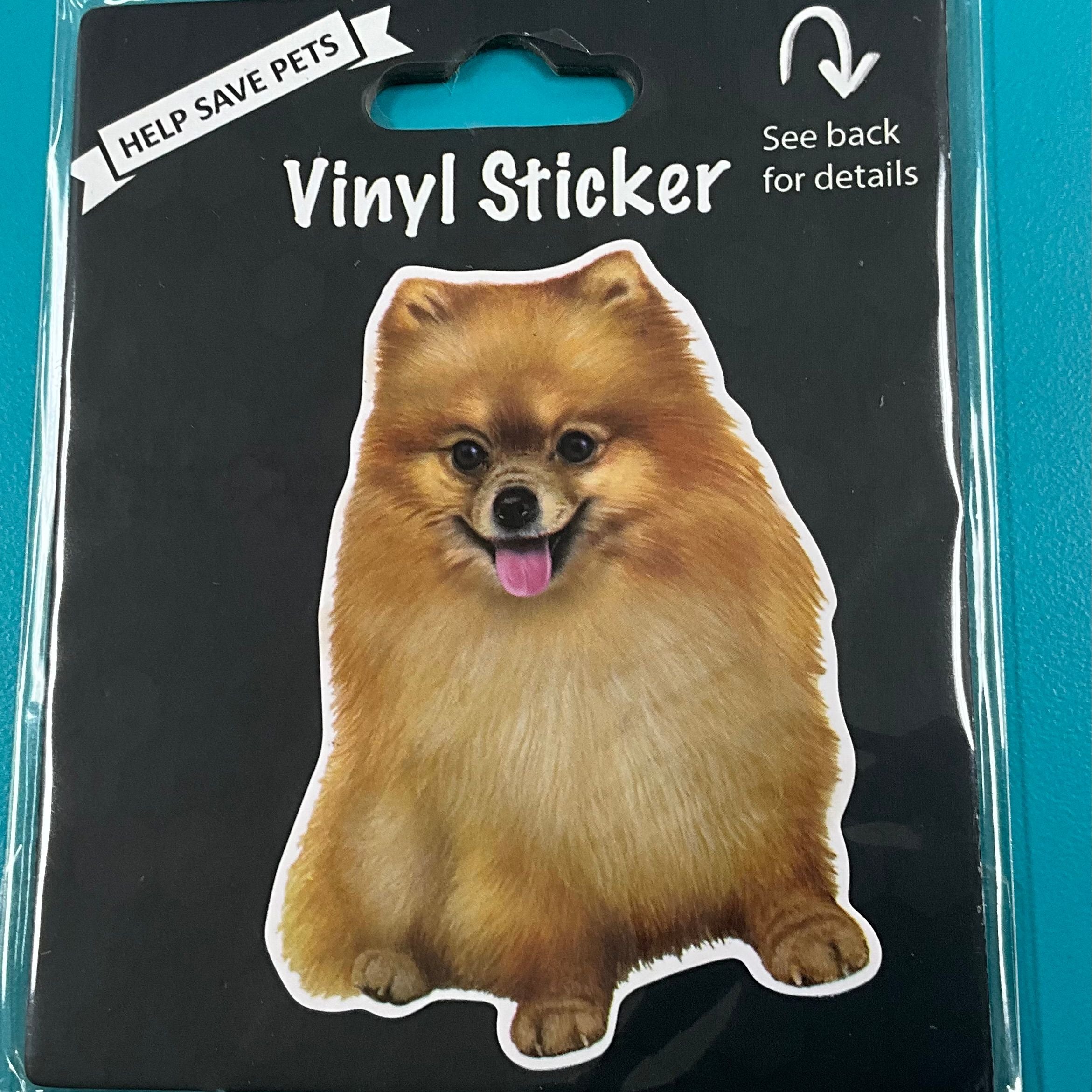 Vinyl Sticker: Pomeranian