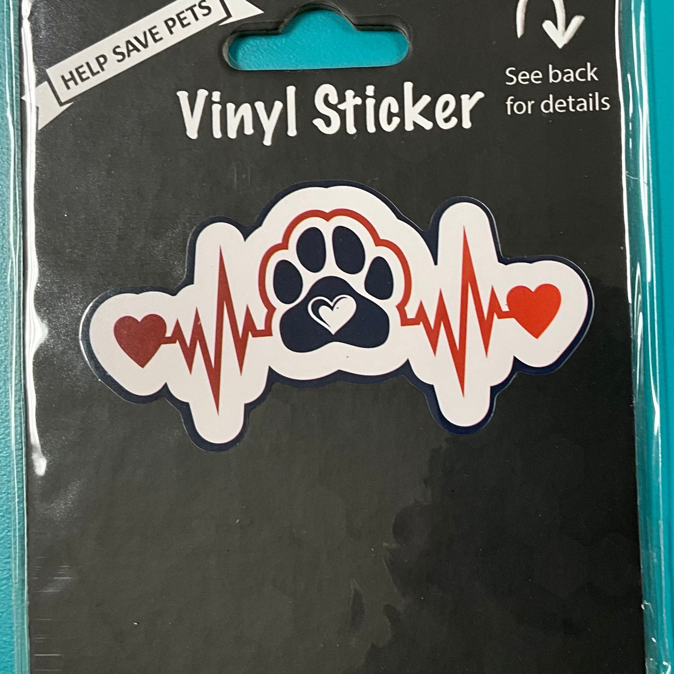 Vinyl Sticker: Heart Beat