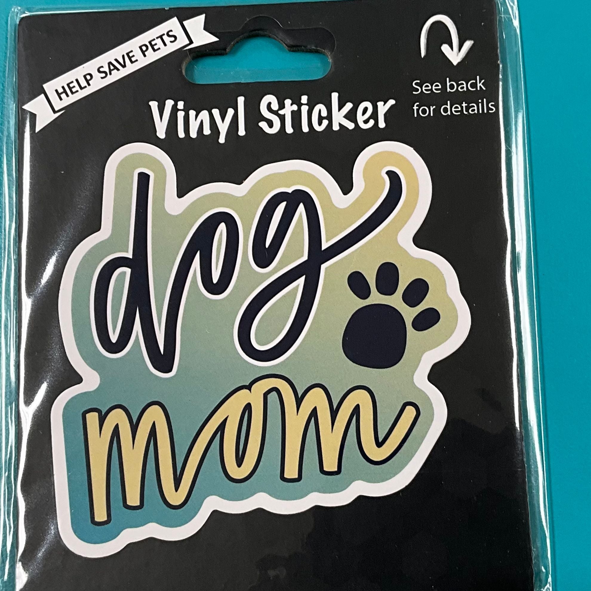 Vinyl Sticker: Dog Mom
