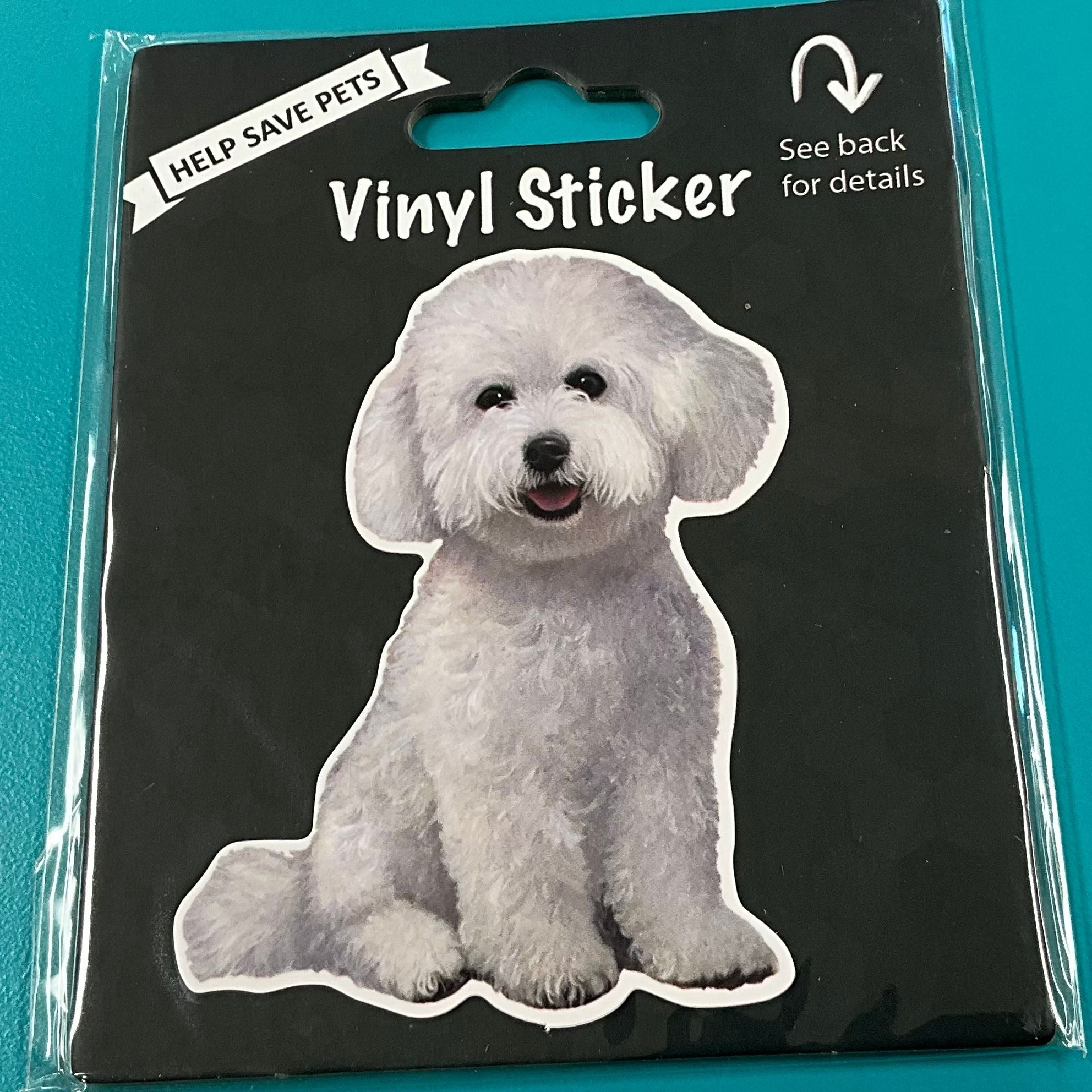 Vinyl Sticker: Bichon Frise