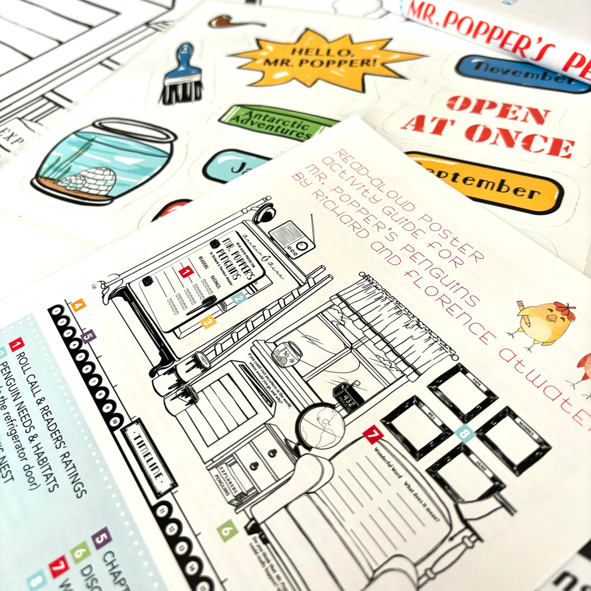 Ruby Reads: Mr. Popper's Penguins Read Aloud Poster