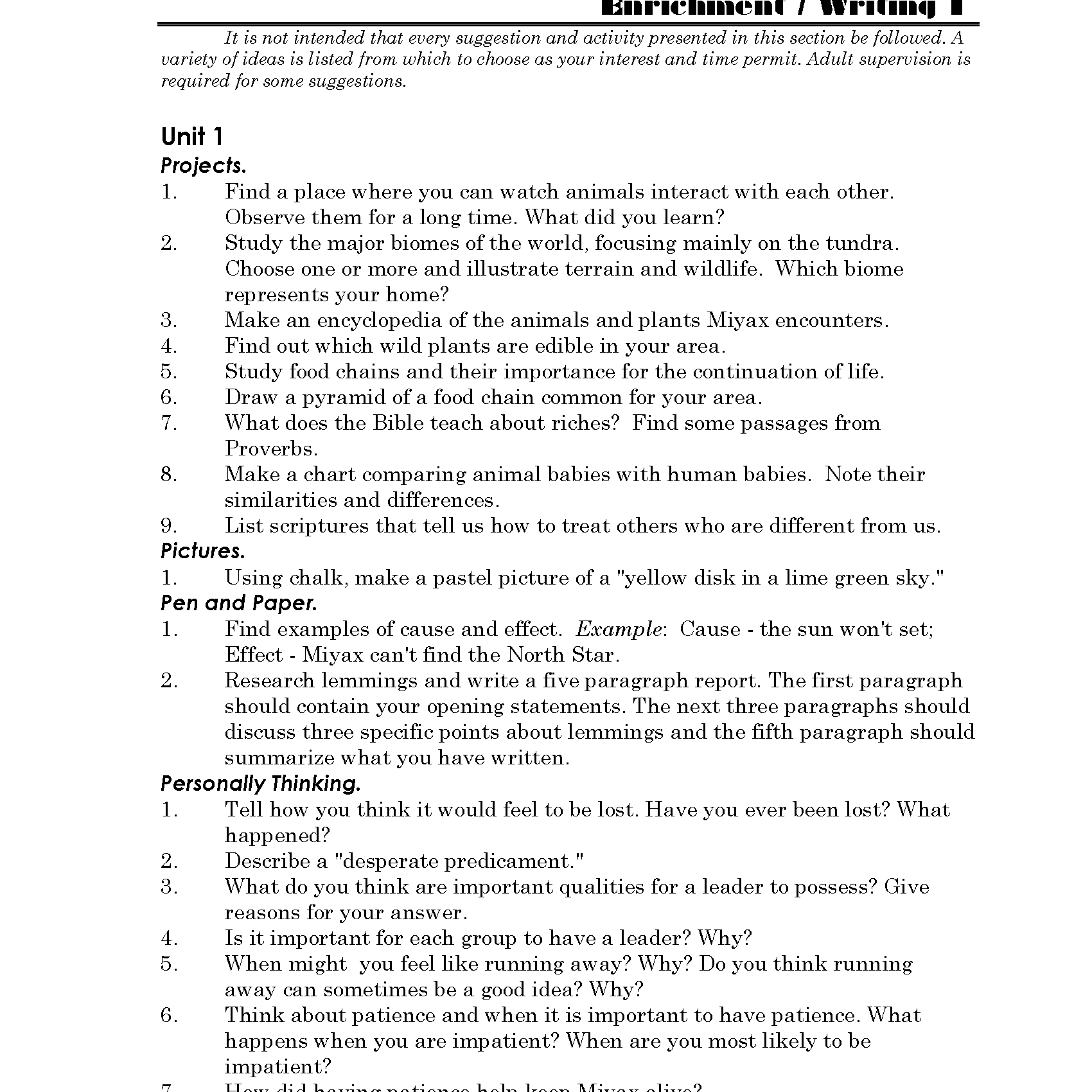 Julie of the Wolves Discovery Guide