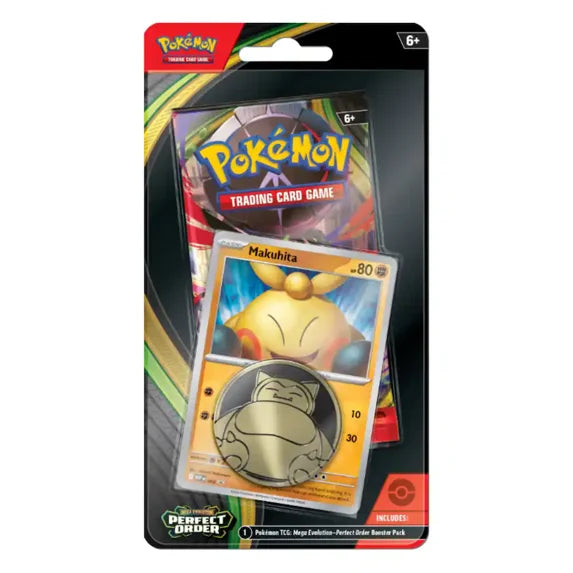 Pokemon Mega Evolution Perfect Order Booster Pack with Coin