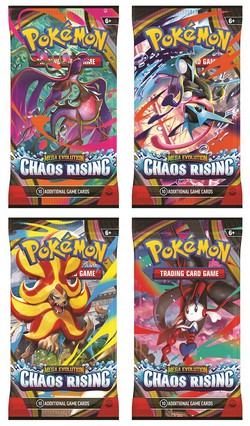 Pokemon Mega Evolution Chaos Rising Booster Pack