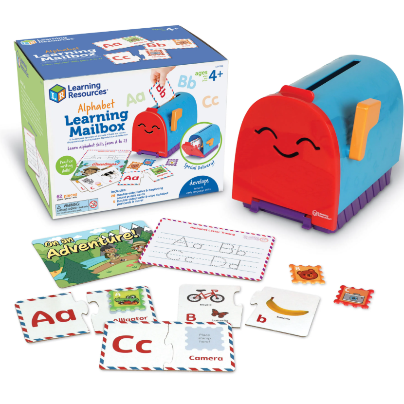 Alphabet Learning Mailbox