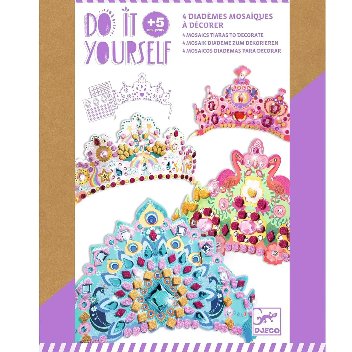 Djeco DIY Like A Princess Crowns