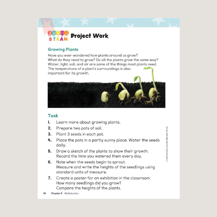 Primary Mathematics Student Book 2B (2022 Edition) Workbook