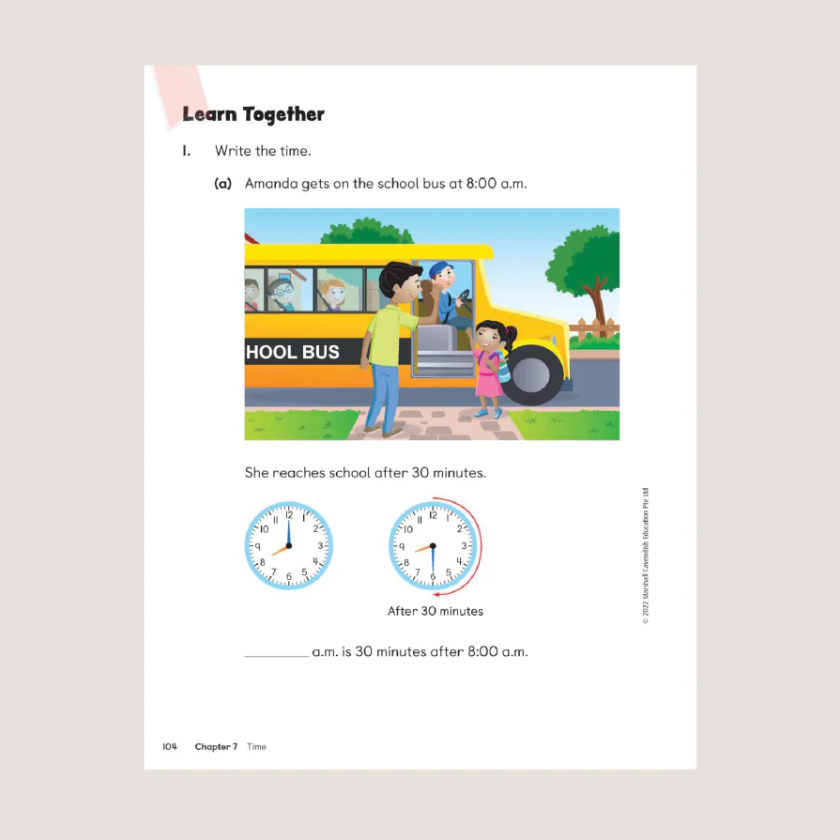 Primary Mathematics Student Book 2B (2022 Edition) Workbook